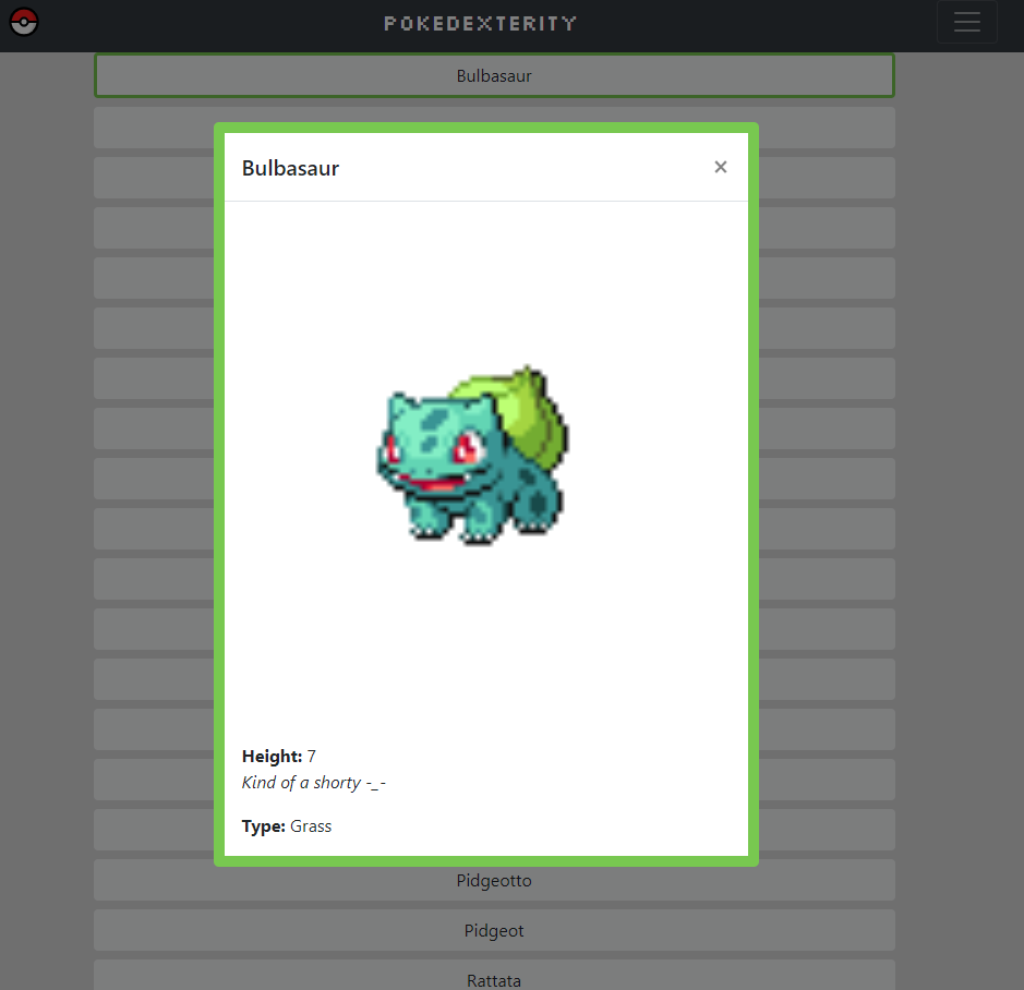 Pokedexterity Screenshot